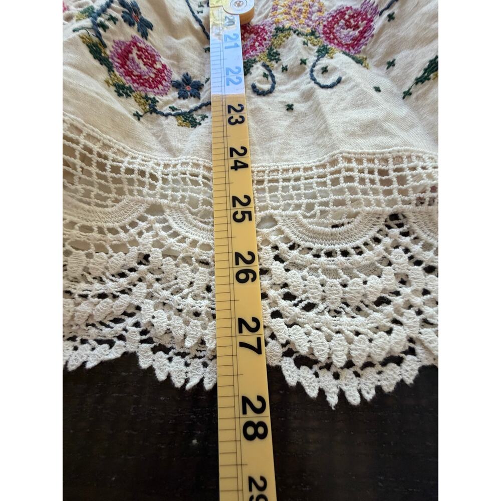 Farm Rio NEW Toucans Garden One Shoulder Embroidered Mini Dress, Med - Picture 6 of 11